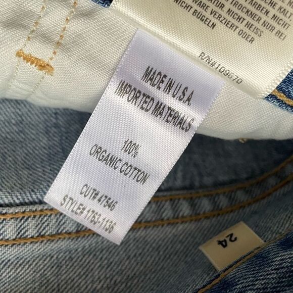 CITIZENS OF HUMANITY High Waisted Wide Leg Sacha Tularosa Jeans Light Blue 24 - Picture 11 of 11